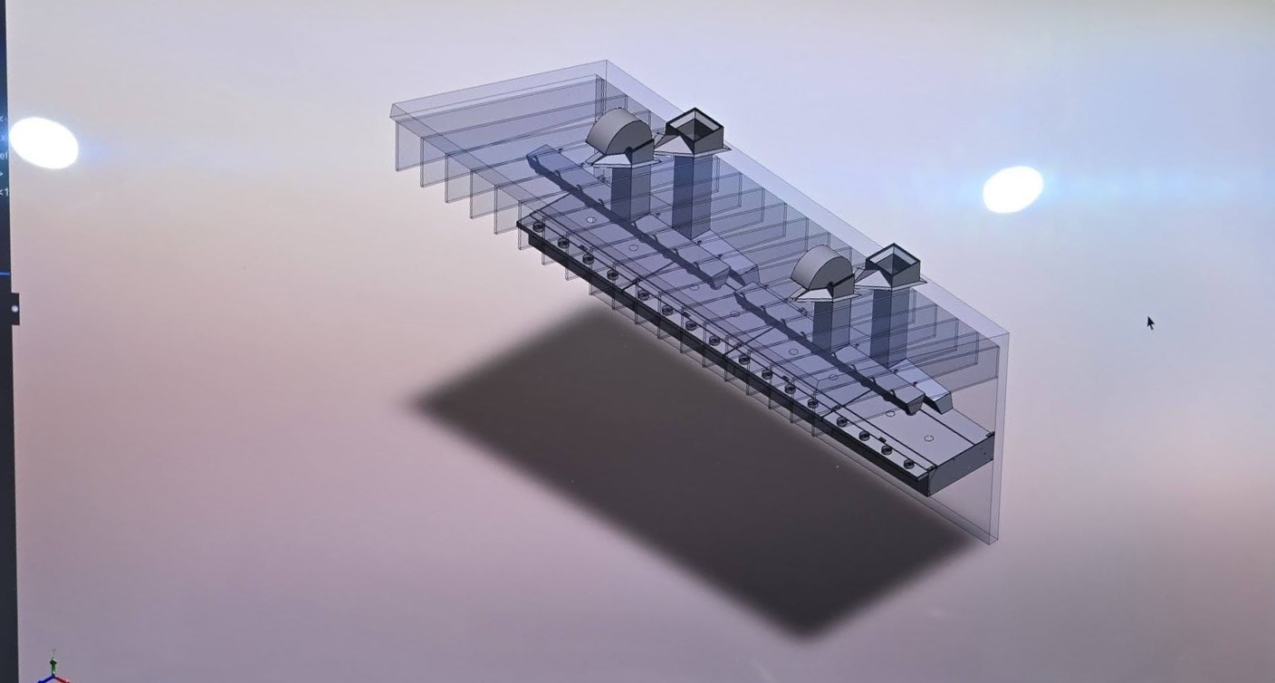 36 foot kitchen ventilation install - Image 1